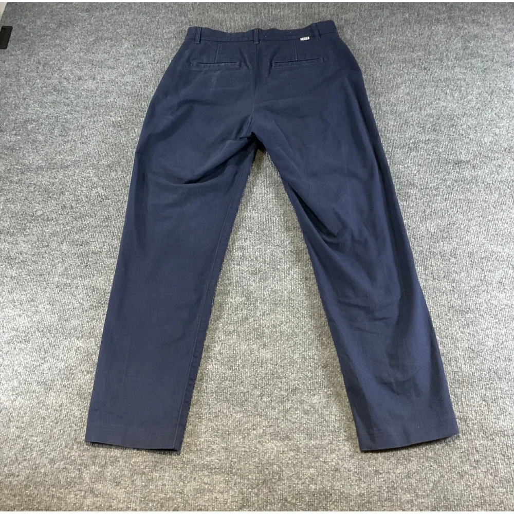 Levis Premium Essential Chino Pants Mens 28x29 Slim Fit Navy Blue Stretch Casual